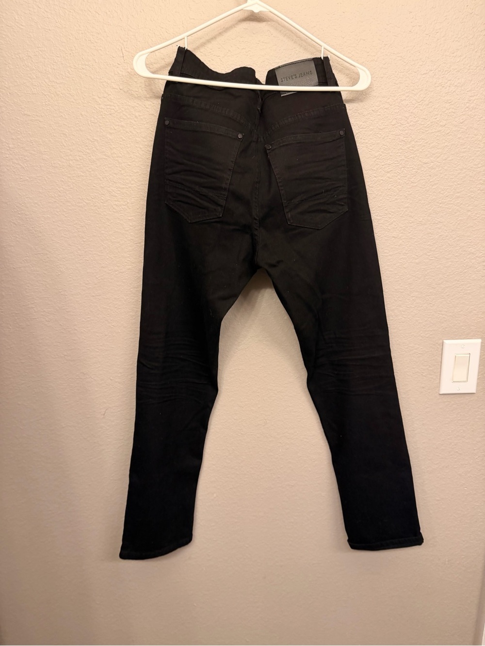 Steve’s Jeans Men’s Black Stretch Denim | 32/30 - Picture 3 of 6